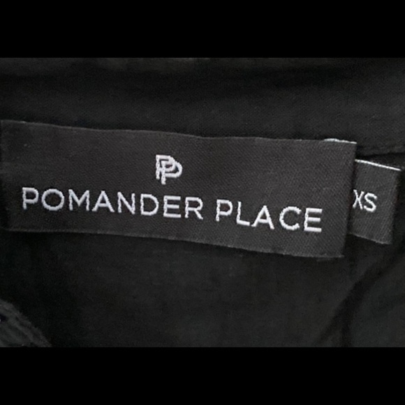 Tuckernuck Pomander Place Black Dress/Coverup-Cotton-Beaded V-Neck-Womens XS-NEW - Picture 7 of 12